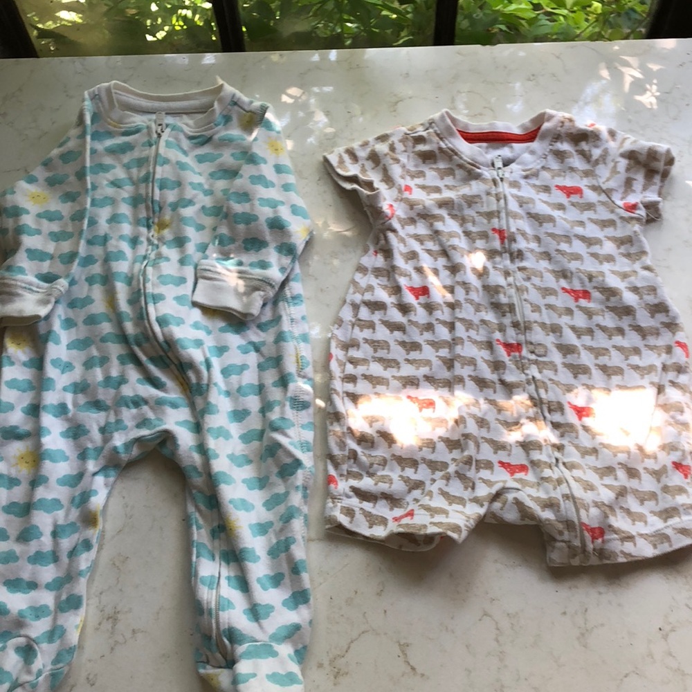 Baby gap zippered pajama bundle